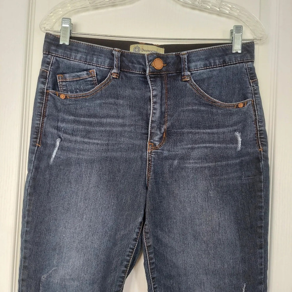 Democracy Ab Technology Raw Hem Skinny Jeans Size 8 - Picture 3 of 10